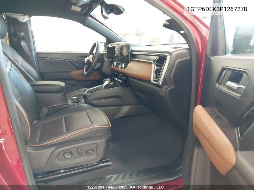 2023 GMC Canyon At4 VIN: 1GTP6DEK3P1267278 Lot: 12287284