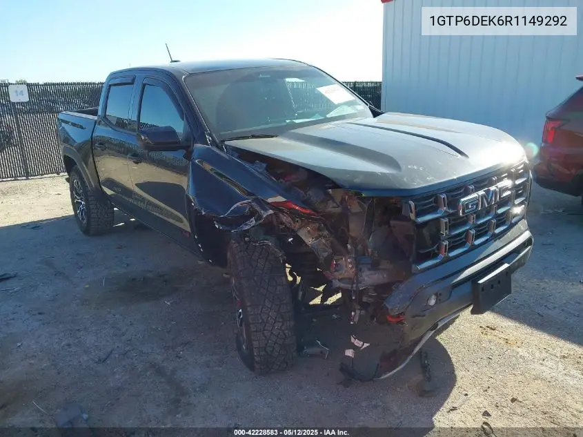 2024 GMC Canyon 4Wd At4 VIN: 1GTP6DEK6R1149292 Lot: 42228583