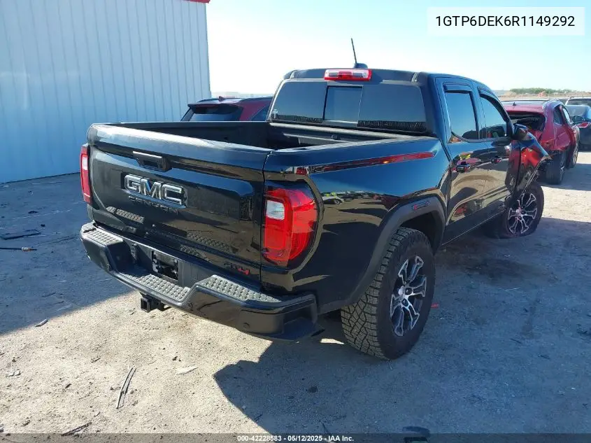 2024 GMC Canyon 4Wd At4 VIN: 1GTP6DEK6R1149292 Lot: 42228583