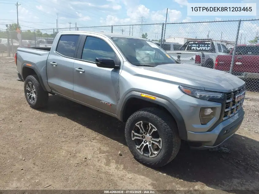 2024 GMC Canyon 4Wd At4 VIN: 1GTP6DEK8R1203465 Lot: 42663538