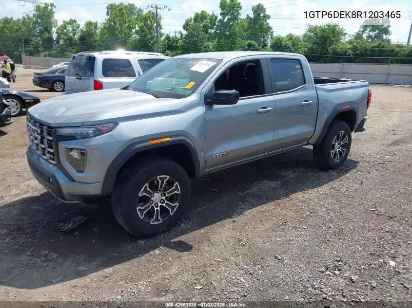 2024 GMC Canyon 4Wd At4 VIN: 1GTP6DEK8R1203465 Lot: 42663538