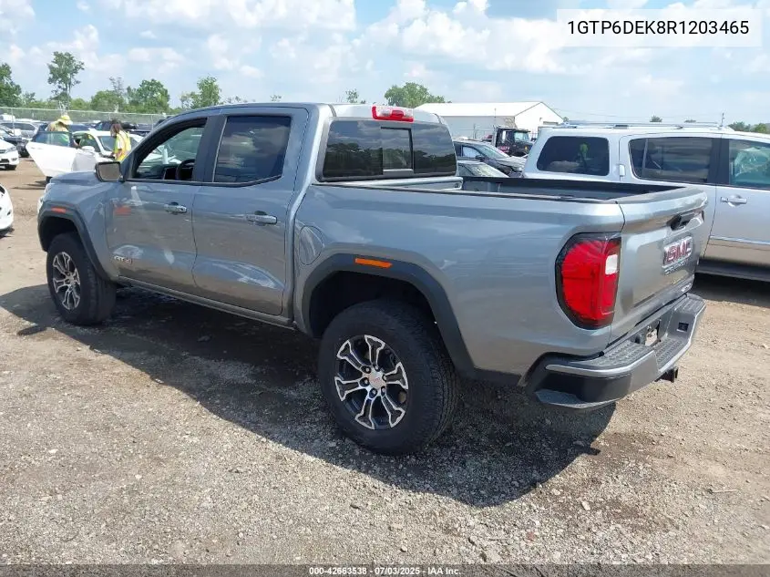 2024 GMC Canyon 4Wd At4 VIN: 1GTP6DEK8R1203465 Lot: 42663538