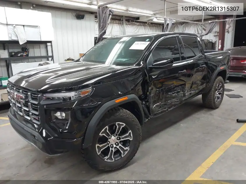 2024 GMC Canyon 4Wd At4 VIN: 1GTP6DEK2R1315307 Lot: 42671993