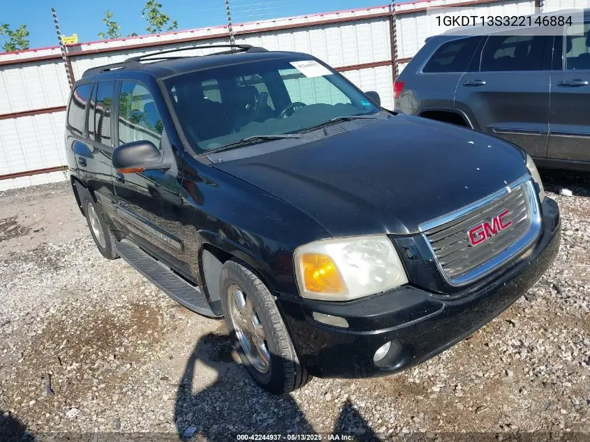 2002 GMC Envoy Slt VIN: 1GKDT13S322146884 Lot: 42244937