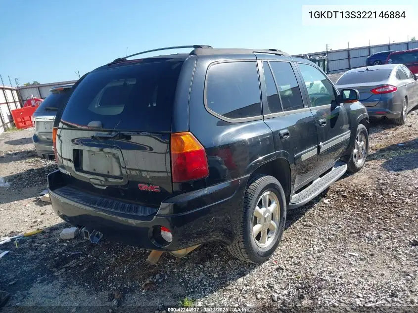 2002 GMC Envoy Slt VIN: 1GKDT13S322146884 Lot: 42244937