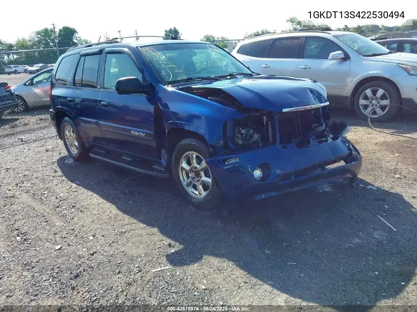 2002 GMC Envoy Sle VIN: 1GKDT13S422530494 Lot: 42578974