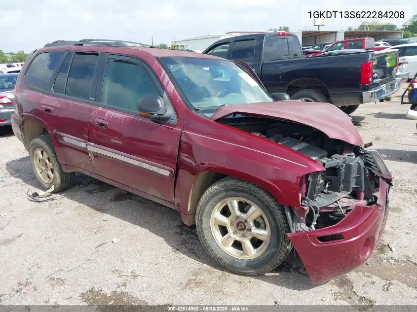 2002 GMC Envoy Slt VIN: 1GKDT13S622284208 Lot: 42614902