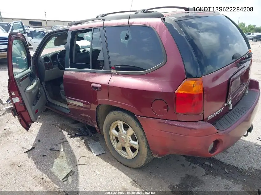 2002 GMC Envoy Slt VIN: 1GKDT13S622284208 Lot: 42614902