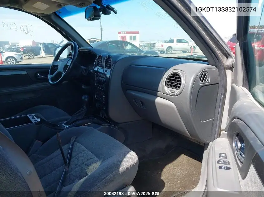 2003 GMC Envoy VIN: 1GKDT13S832102574 Lot: 30062198