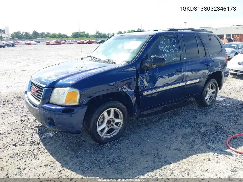 2003 GMC Envoy Slt VIN: 1GKDS13S032346173 Lot: 42142925