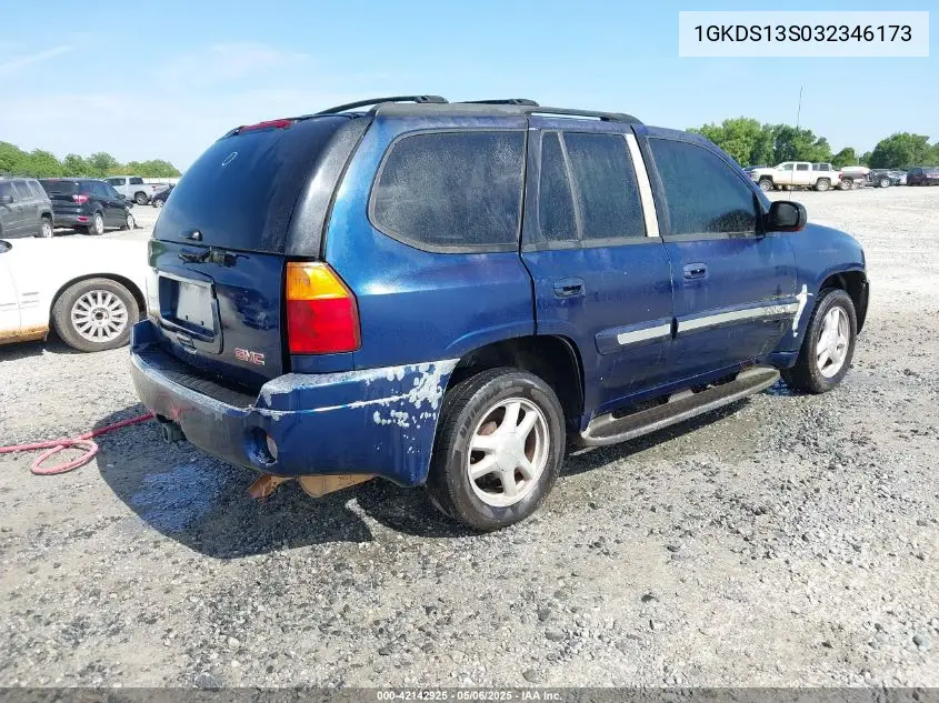 2003 GMC Envoy Slt VIN: 1GKDS13S032346173 Lot: 42142925