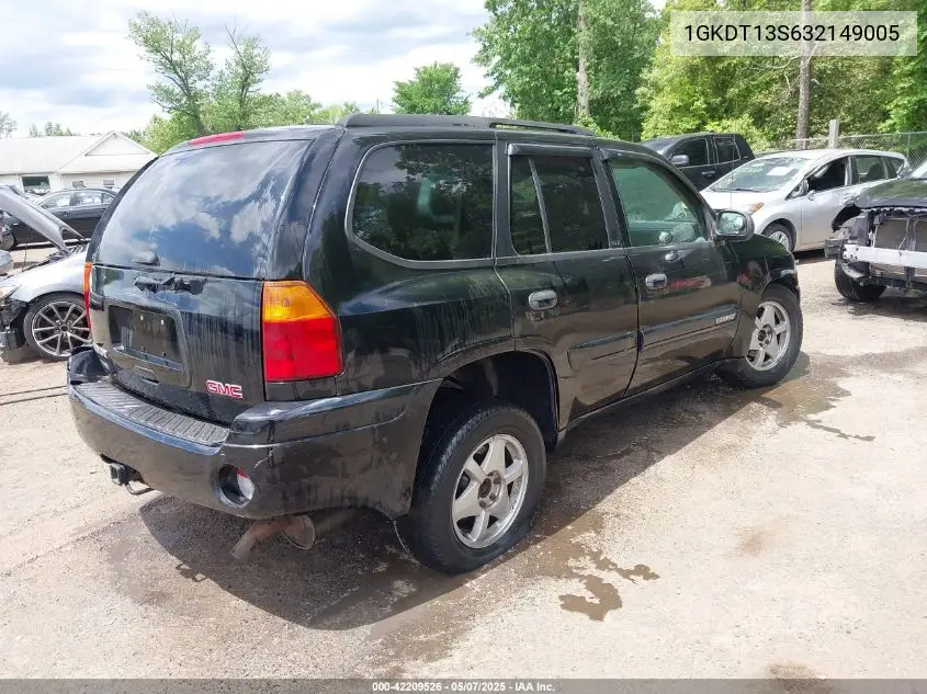 2003 GMC Envoy Sle VIN: 1GKDT13S632149005 Lot: 42209526
