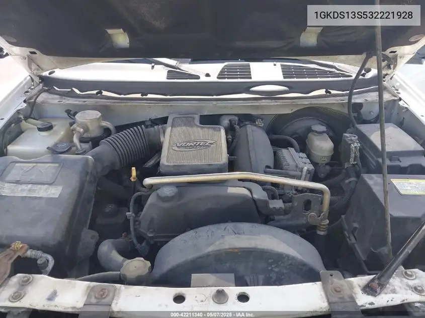 2003 GMC Envoy Sle VIN: 1GKDS13S532221928 Lot: 42211340