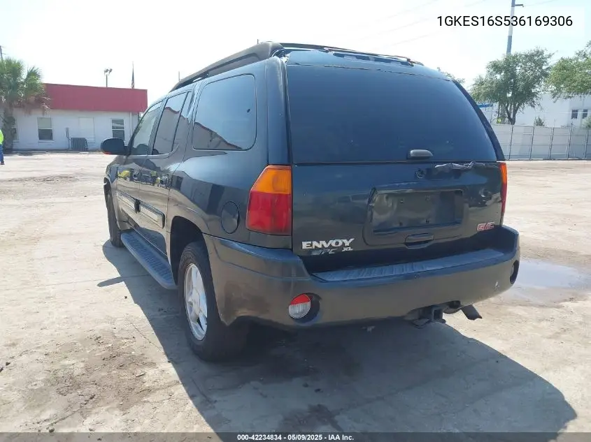 2003 GMC Envoy Xl Slt VIN: 1GKES16S536169306 Lot: 42234834