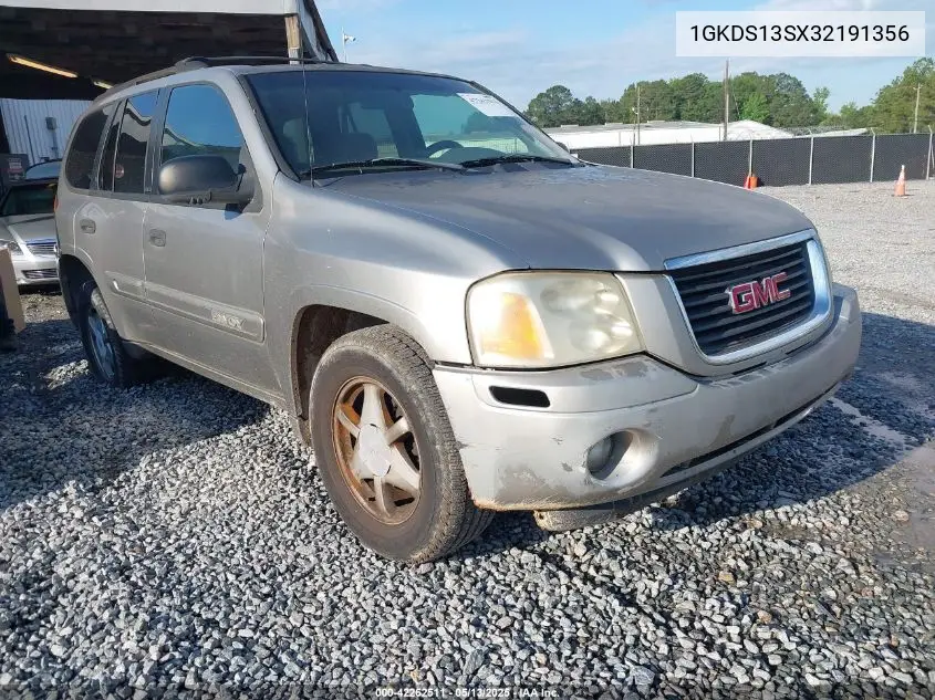2003 GMC Envoy Sle VIN: 1GKDS13SX32191356 Lot: 42262511