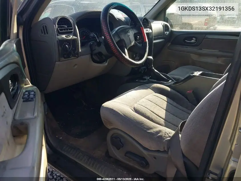 2003 GMC Envoy Sle VIN: 1GKDS13SX32191356 Lot: 42262511