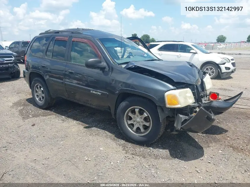 2003 GMC Envoy Sle VIN: 1GKDS13S132142997 Lot: 42542639