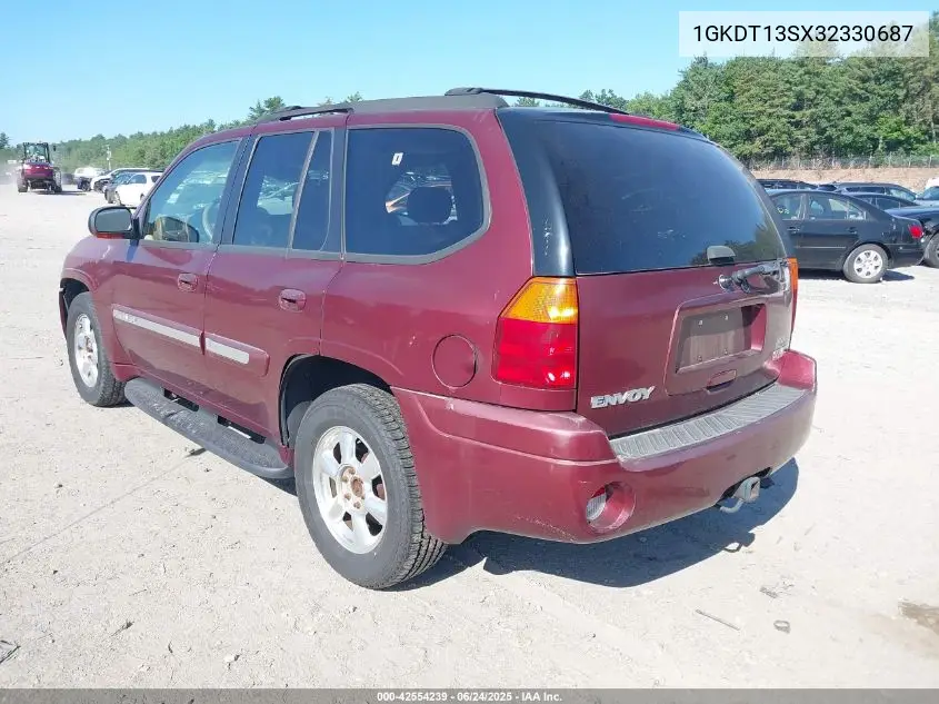 2003 GMC Envoy Slt VIN: 1GKDT13SX32330687 Lot: 42554239