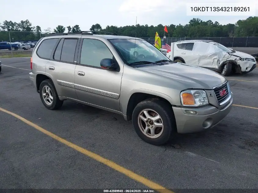 2003 GMC Envoy Slt VIN: 1GKDT13S432189261 Lot: 42569945