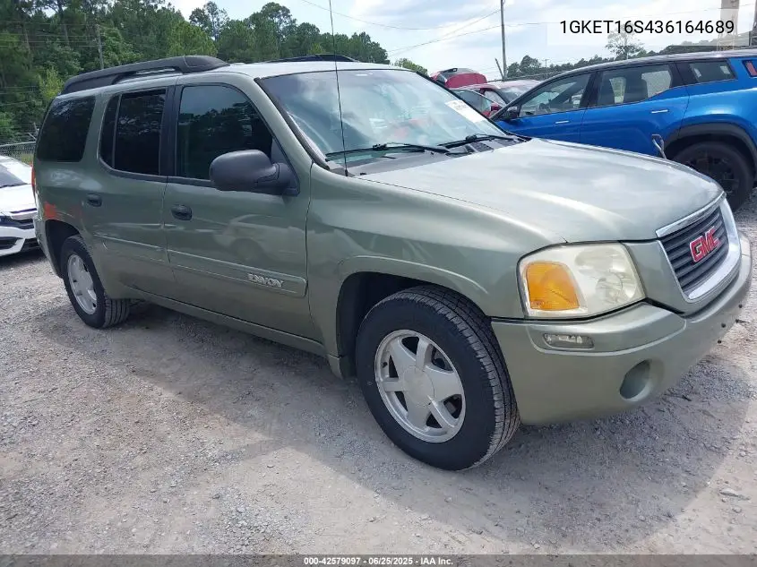 2003 GMC Envoy Xl Sle VIN: 1GKET16S436164689 Lot: 42579097