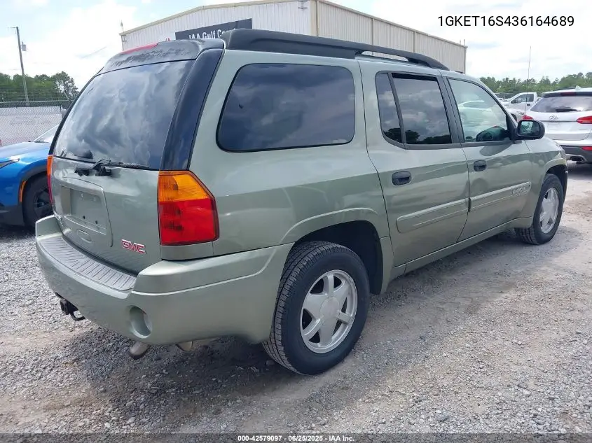 2003 GMC Envoy Xl Sle VIN: 1GKET16S436164689 Lot: 42579097