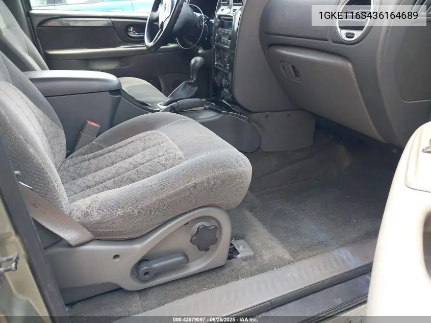 2003 GMC Envoy Xl Sle VIN: 1GKET16S436164689 Lot: 42579097