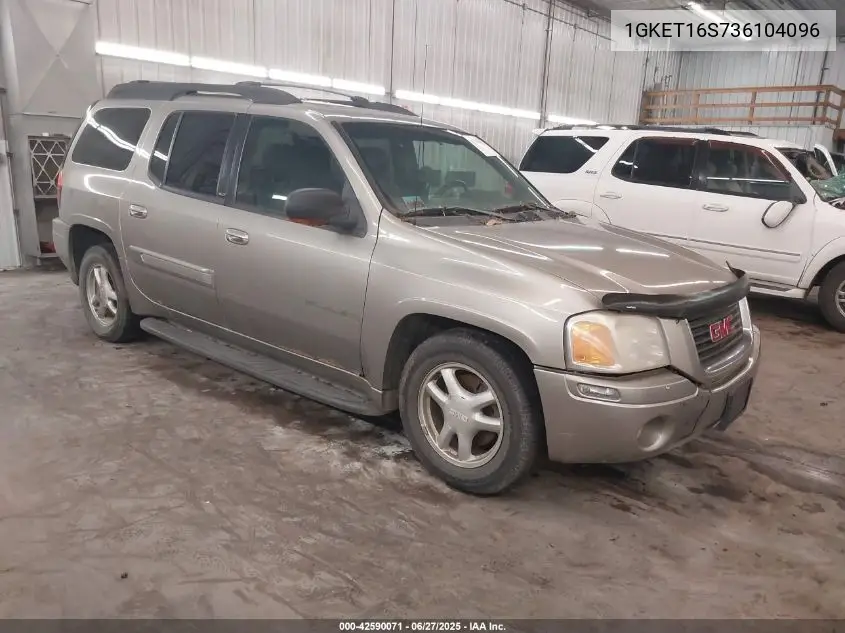 2003 GMC Envoy Xl Slt VIN: 1GKET16S736104096 Lot: 42590071