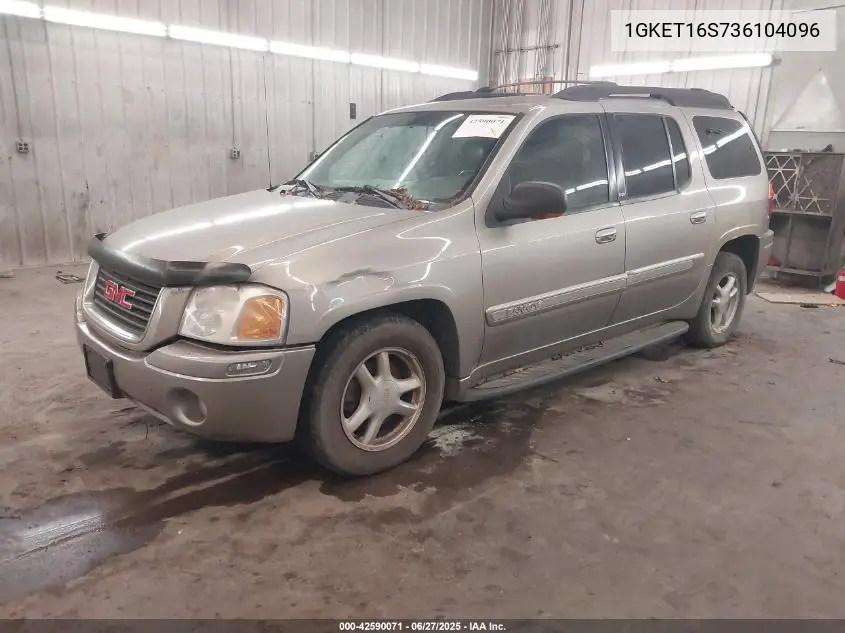 2003 GMC Envoy Xl Slt VIN: 1GKET16S736104096 Lot: 42590071