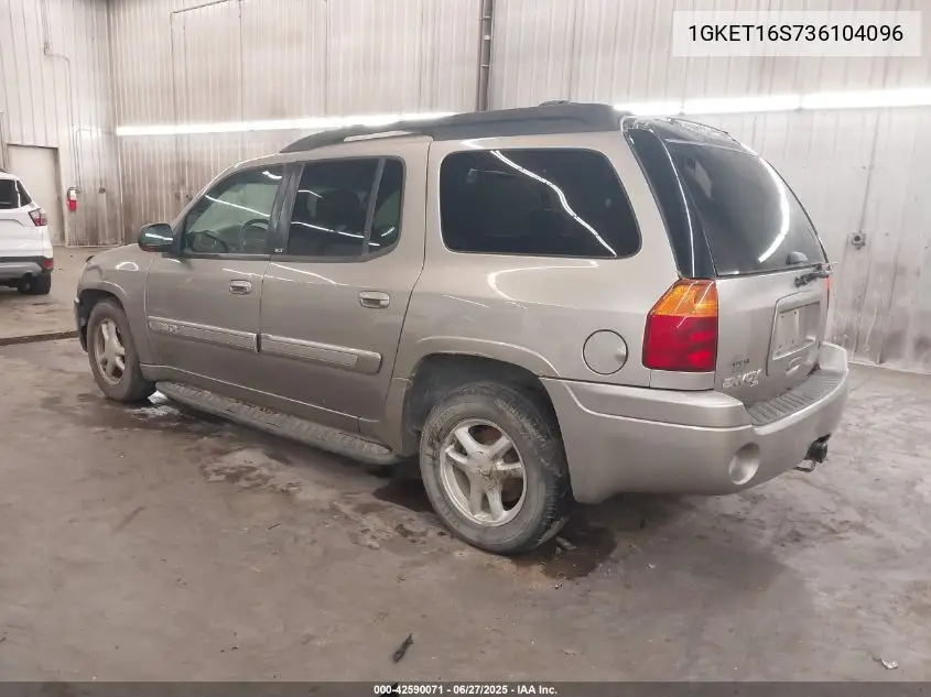 2003 GMC Envoy Xl Slt VIN: 1GKET16S736104096 Lot: 42590071