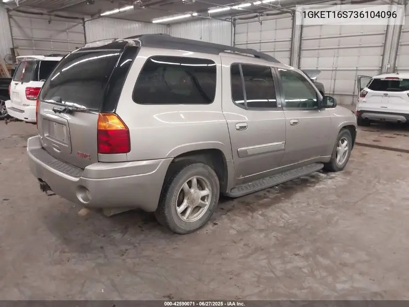 2003 GMC Envoy Xl Slt VIN: 1GKET16S736104096 Lot: 42590071