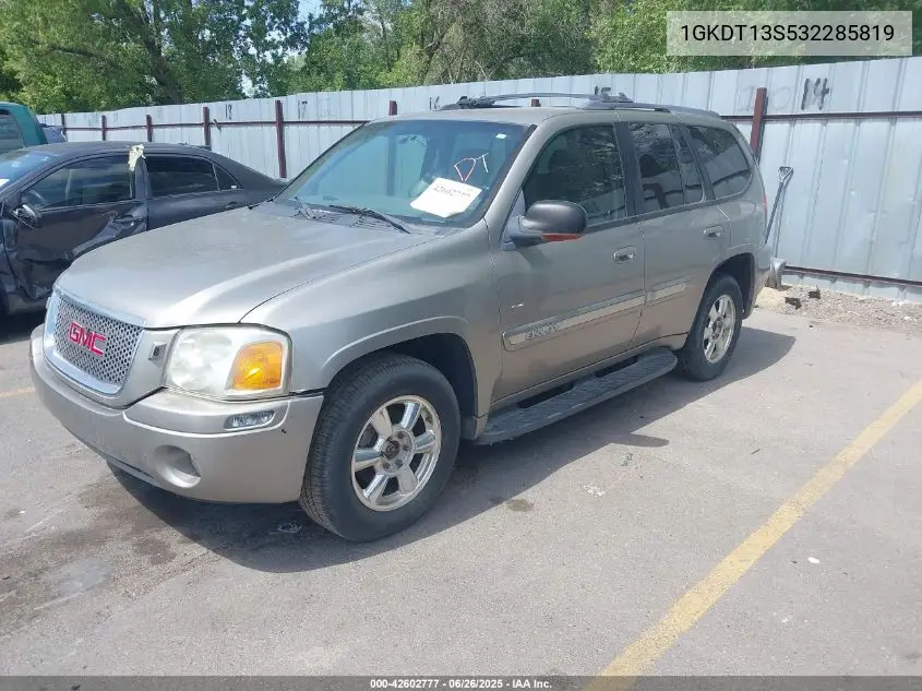 2003 GMC Envoy Slt VIN: 1GKDT13S532285819 Lot: 42602777