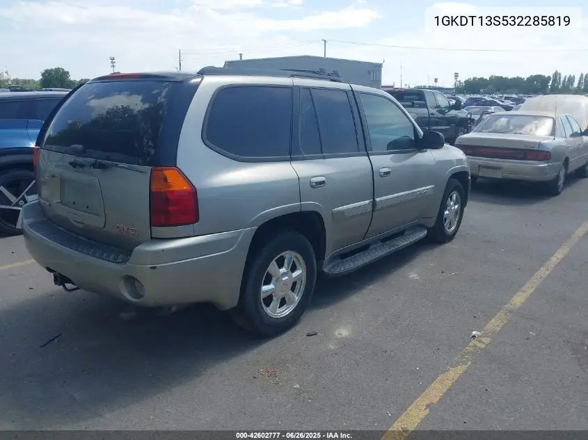 2003 GMC Envoy Slt VIN: 1GKDT13S532285819 Lot: 42602777