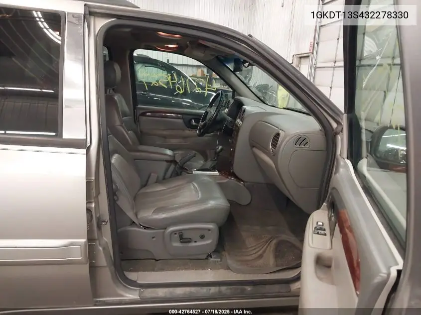 2003 GMC Envoy Slt VIN: 1GKDT13S432278330 Lot: 42764527