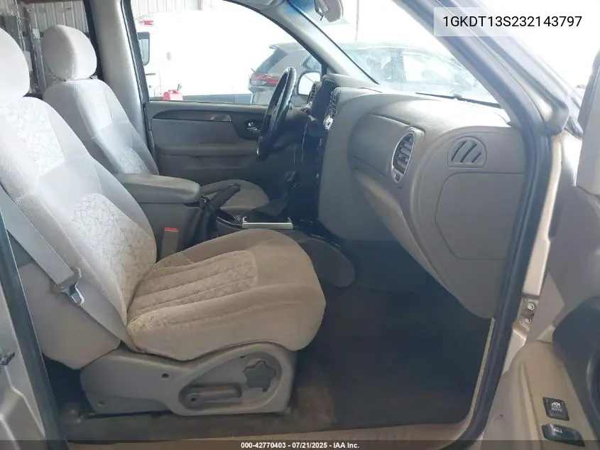 2003 GMC Envoy Sle VIN: 1GKDT13S232143797 Lot: 42770403