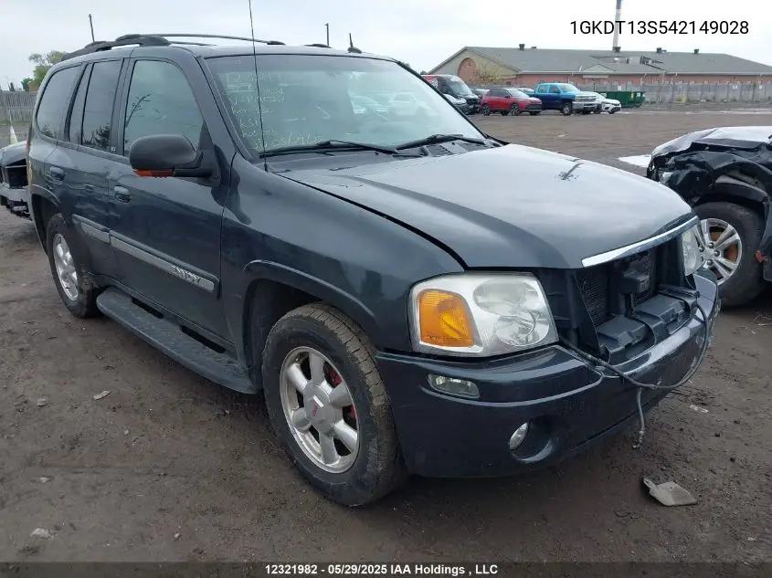 2004 GMC Envoy Sle/Slt VIN: 1GKDT13S542149028 Lot: 12321982X