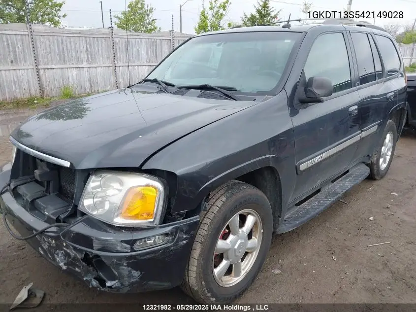 2004 GMC Envoy Sle/Slt VIN: 1GKDT13S542149028 Lot: 12321982X