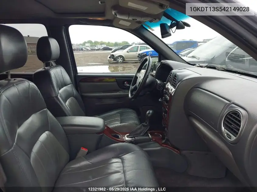 2004 GMC Envoy Sle/Slt VIN: 1GKDT13S542149028 Lot: 12321982X
