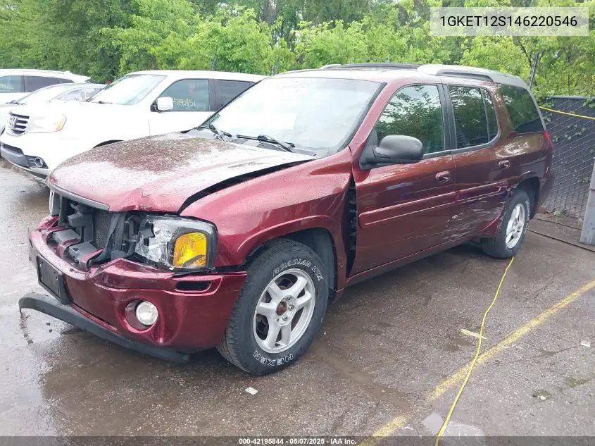 2004 GMC Envoy Xuv Sle VIN: 1GKET12S146220546 Lot: 42195844