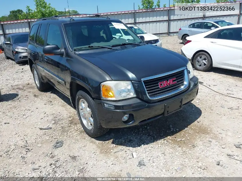 2004 GMC Envoy Slt VIN: 1GKDT13S342252366 Lot: 42226764