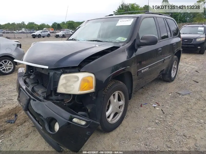 2004 GMC Envoy Sle VIN: 1GKDT13S142113238 Lot: 42232827