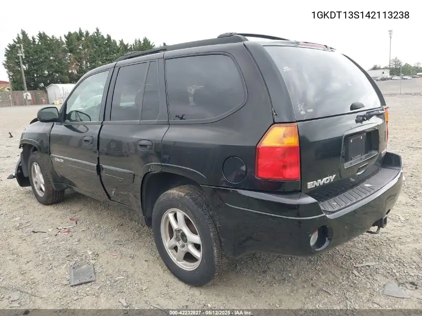 2004 GMC Envoy Sle VIN: 1GKDT13S142113238 Lot: 42232827