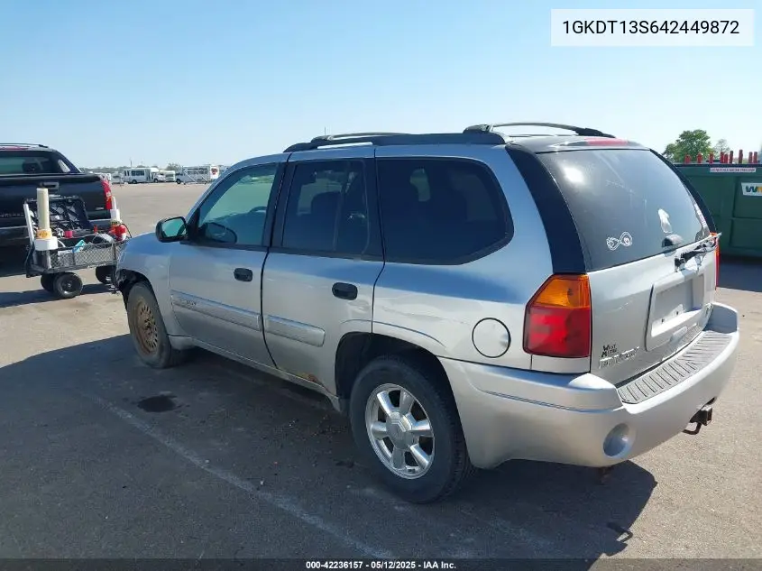 2004 GMC Envoy Sle VIN: 1GKDT13S642449872 Lot: 42236157