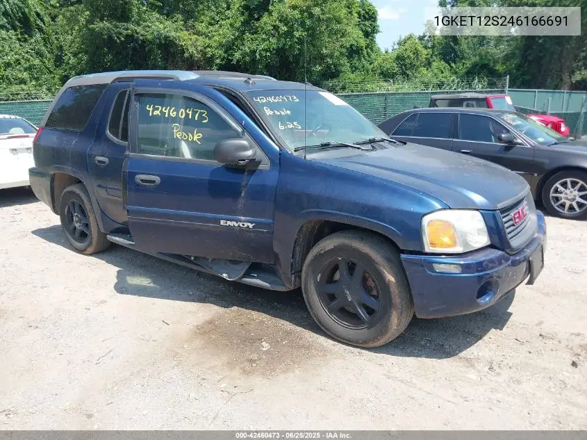 2004 GMC Envoy Xuv Sle VIN: 1GKET12S246166691 Lot: 42460473