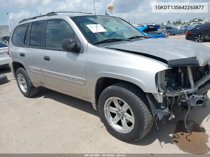 2004 GMC Envoy Sle VIN: 1GKDT13S642263877 Lot: 42518691
