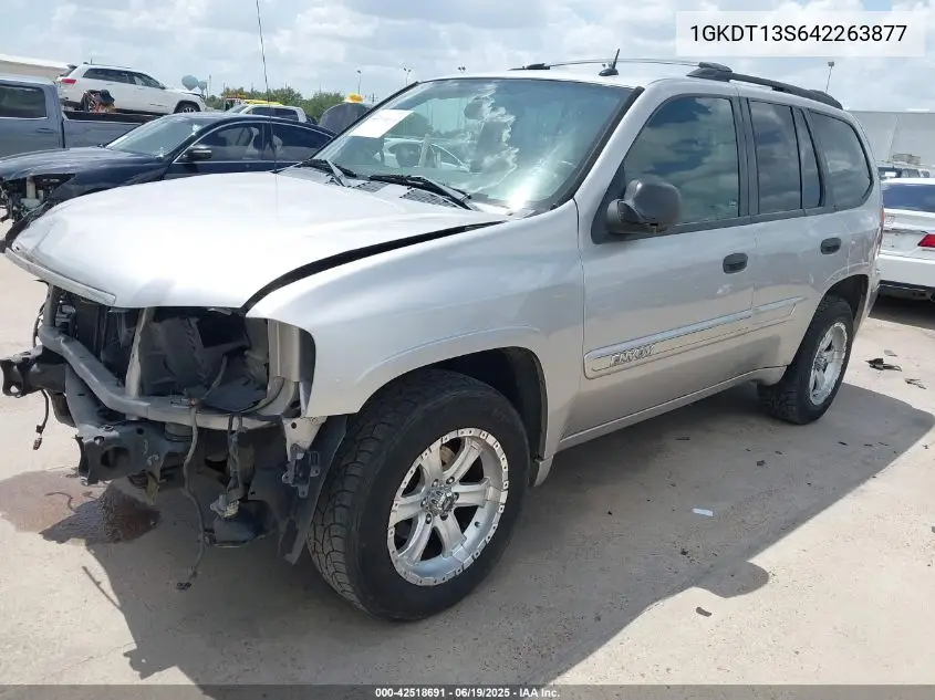 2004 GMC Envoy Sle VIN: 1GKDT13S642263877 Lot: 42518691