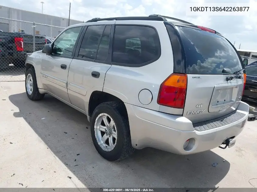 2004 GMC Envoy Sle VIN: 1GKDT13S642263877 Lot: 42518691