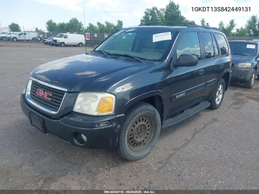 2004 GMC Envoy VIN: 1GKDT13S842449131 Lot: 42543715