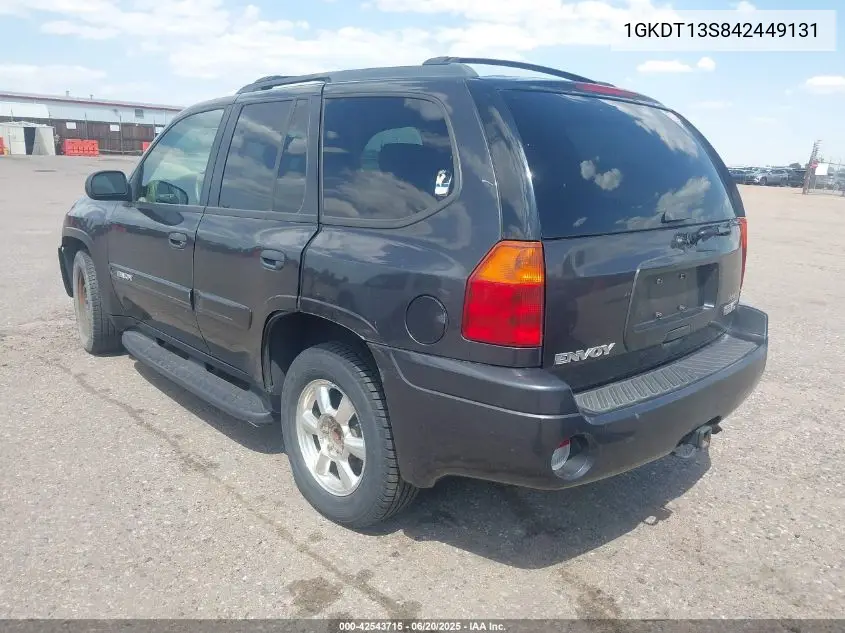 2004 GMC Envoy VIN: 1GKDT13S842449131 Lot: 42543715