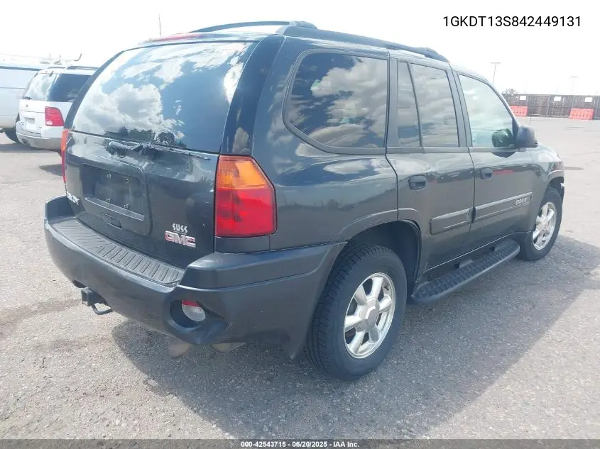 2004 GMC Envoy VIN: 1GKDT13S842449131 Lot: 42543715