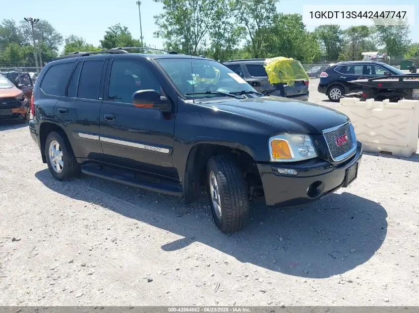 2004 GMC Envoy Slt VIN: 1GKDT13S442447747 Lot: 42564882